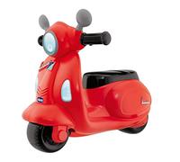 Chicco Vespa Primavera Motorcycle Ride-On for Children, Children's Vehicle with Electronic Control Panel, Lights and Sounds, Removable Stabilisers, Max 25 kg, Children's Toy from 1-3 Years, Red