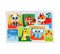 Chicco XXL Enchanted Forest Play Mat, Soft Colourful Rug with Forest Animals, Baby First Movements, Soft Padded, Extra Large 135 x 90 cm, 0+ Months