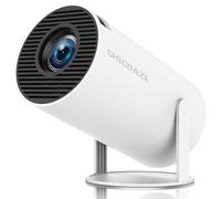 Chicdaze Mini Projector, HY300 PRO Portable Projector, Support 4K 1080P with Dual-Band WIFI6 5G Wireless 5.4 Bluetooth, Auto Keystone Correction, 35"-130" Screen Video Projector