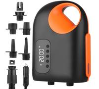 ChicDwell SUP Electric Pump 20PSI, Portable Paddle Board Pump with Auto-Stop & Digital Display, 12V DC Car Connector, Fast Inflation for Paddle Boards, Boats, Air Tents, Awnings & More