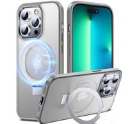 Chicfun 3-in-1 [Magnetic+KickStand+Ring Holder] for iPhone 14 Pro Case Compatible with MagSafe, iPhone 14 Pro Phone Case with Stand Military Shockproof Silicone Protective Magnetic Matte Hard Cover