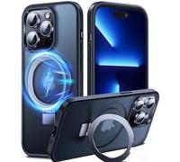 Chicfun 3-in-1 [Magnetic+KickStand+Ring Holder] for iPhone 14 Pro Max Case Stand Ring Holder Compatible with MagSafe, Military Shockproof Protective Matte iPhone 14 Pro Max Phone Case Kickstand Cover