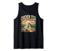 Chichen Itza, Ancient Mayan Civilization Mexican Pyramid Tank Top