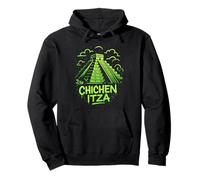 Chichen Itza Mayan Pyramid Art Pullover Hoodie