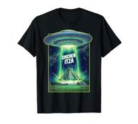 Chichen Itza UFO Alien Mayan Pyramid T-Shirt