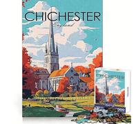 Chichester Travel 1000 Piece Puzzle For Teenagers Cognitive Workout Leisure Activity No Rough Edges Seasonal Gift (38x52cm)