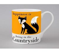 Chichi Happiness is Being in The Countryside Fox Contemporary Bone China Mug - Stoke on Trent, England