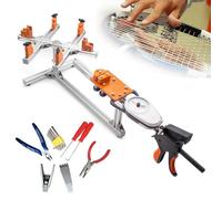 chichigo Racket Frame Threading Machine - Stringing Tool + Racket Stringing Auxiliary, Aluminum Alloy Wire Tensioner, 6 Point Mounting System