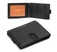 chichilin Slim Wallet For Men,RFID Bi-fold pocket Wallet With Money Clip, Camo-Black, S, Modern