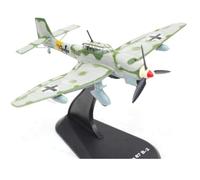 CHICHIYANG 1/100 Alloy WWII German Stuka Junkers Ju-87 B-2 Bomber Model Die-Cast Airplane Fighter Miniature for Home Decoration
