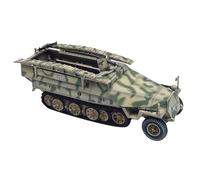 CHICHIYANG 1:72 Tank Model, Alloy WWII German Sd. Kfz. 251/7 D Half Track Panzer Model Simulation