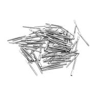 CHICHIYANG 100PCS Steel Wrist Watch Winding Stem Extensions Rod Watch Crown Stems Repair Parts