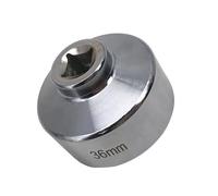 CHICHIYANG 6-Point Oil Filter Wrench Socket Tool 36mm 3/8" Drive for Retchet Cartridge Style Housing Cap Remover