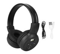 CHICHIYANG DC 3-5V FM Radio Headphone LCD Display Support Auto/Manual Search & Auto Scan HD Calls Soft Earmuffs Noise Reduction