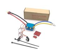 CHICHIYANG RC Steel Brushed ESC Kit, Aluminium Alloy Water-cooled Dual Mode Brushed ESC Kit for RC Boat/Car RC Car RC Crawler