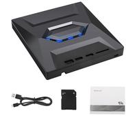 CHICHIYANG Universal External CD/DVD Drive, 5 in 1 USB CD/DVD Player Burner, Slot Type CD ROM Burner Writer