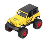CHICIRIS 1:32 Scale Kids Off Road Car Toy, Interactive Alloy Hard Top High Simulation Vehicle Truck Toy for Collecting, Enhanced Play Experience, Mimicking the Appearance of a Real Off (Yellow)