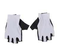 CHICIRIS 1 Pair Half Finger Cycling Gloves, Men Women Shock Anti Slip Breathable and 3D Printed Palm Pads Sports Bike Gloves for Road Biking (M)