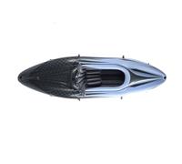 CHICIRIS 1 Person Inflatable Kayak Set, PVC Blow Up Canoe Boat with Hand Pump Paddle Storage Bag for Fishing (Blue)