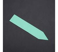 CHICIRIS 100 Pcs Plastic Plant Seed Labels, Nursery Garden Stake Tags Reusable, with Common Pens for Marking Seed Trays Pots Plants (Green)