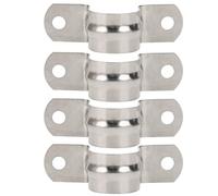 CHICIRIS 100 Percent Durable Stainless Steel -U -Shape Saddle Terminal for Attaching Different Pipes to Bolts or Bars, Switching on The Installation, Suitable for Water Pipes