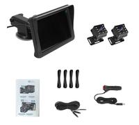 CHICIRIS 1080P Baby Car Monitor with Dual Cameras and Night Vision, Ensures Peace of Mind for Rear Facing Seats, Perfect for Families