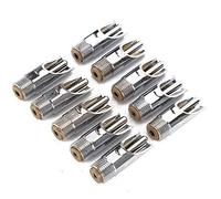 CHICIRIS 10Pcs Metal Duck Mouth Drinker for Livestock Farm Strong Rust Resistant for (#1)