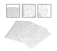 CHICIRIS 10Pcs Wedding Invitation Cards, European Style Carved Blank Inner Sheet for DIY, Elegant Business Party Invitations with Romantic Patterns (005)
