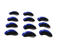 CHICIRIS 11Pcs Neoprene Golf Club Head Covers, Premium Protector Set with Number Identification for Most Irons, Perfect for Men, Women and Kids (Blue)
