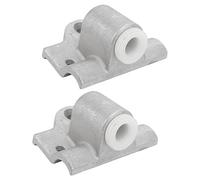 CHICIRIS 14MM Oar Lock Socket with Nylon Bearings Compact and Portable Installation Round Gunwale Aluminum Oarlock Socket 2Pcs for Jon Boats, Rowboat Oar Lock with Plastic Insert