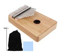 CHICIRIS 17 Key Kalimba Thumb Piano, Phyllostachys Pubescens Material Portable Musical Instrument with Ethereal Peaceful Sound and Curved Key Design, for Beginners and Children