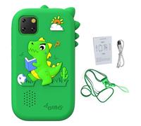 CHICIRIS 2.8 Inch Touchscreen Kids Smart Phone with 32GB Memory, 18 Educational Games, Camera, MP3 MP4 Player, for Boys and Girls Birthday Gift (Green)