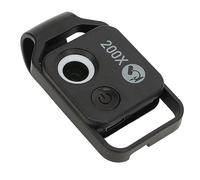 CHICIRIS 200X Phone Clip Microscope with Adjustable Cover for Teaching and Experimentation Built-In Battery