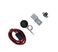 CHICIRIS 21Pcs Adjusting Radiator Fan Thermostat Set with Control Relay Wire Kit Metal and Plastic 32 to 248 Degrees F 3 Pin Probe Sensor for Car Truck Radiator Cooling