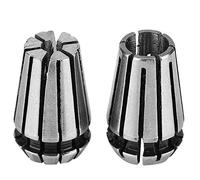 CHICIRIS 2Pcs High Accuracy Collet Chuck Holder Accessories, 1/4" 1/8" Collet for Precision Milling, Made of 65Mn Spring Steel for CNC Machinists