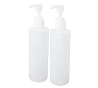 CHICIRIS 2pcs Massage Oil Warmer, Replacement Bottle 250ml, Refillable Professional Shampoo Pump Bottles for for Lotion Heater