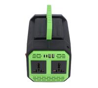 CHICIRIS 300W Modified Sine Wave Inverter, ABS Car Inverter 12V to with LCD Display Dual USB Dual Universal Sockets, 600W Peak for Camping Travel Outdoor Use
