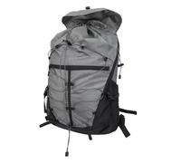 CHICIRIS 35L Hiking Backpack, Large Capacity Lightweight Water Resistant Oxford Fabric with Divided Compartments Reflective Straps, for Outdoor Adventures Travel Camping (Gray)