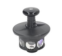 CHICIRIS 360 Degree Prism, Anti Wear Optical Measuring Instrument for Subways and Mines, Compact Size with Storage Bag
