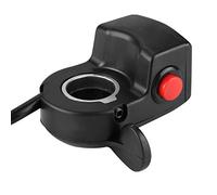 CHICIRIS 36V E Bike Throttle, Battery Capacity Display Speed Control Twist Grip, with Durable Wires and Steady Control, for Lithium Battery Electric Bike