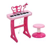 CHICIRIS 37 Key Toddler Piano Keyboard with Microphone Stool, Musical Learning Toy for Beginners, Rich Stereo Sound, Ideal for Kids 3+, Brain Development, Expression Through Play