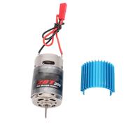 CHICIRIS 390 28T Brushed Motor, Large Torsion RC Car Motor with Blue Heatsink for 1:10 1:12 1:14 1:16 1:24 Crawler, Precise Balanced Rotor, Direct Solder Tabs, High Purity Copper Coils