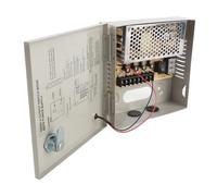 CHICIRIS 3A CCTV Power Supply in Metal Box with Keys for Closed Circuit TV and Network Communication