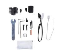 CHICIRIS 3D Printer Hotend Kit, Hardened Steel Nozzle 0.4mm 0.6mm 0.8mm with Rapid Heating Ceramic Plate for QIDI Plus3 X Maximum3 X Smart3 Q1 Pro