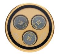 CHICIRIS 3Pcs Pool Billiard Cue Tips Storage Box Pigskin Laminated Soft Tips Set for Replacement Kit Home Tournaments Players