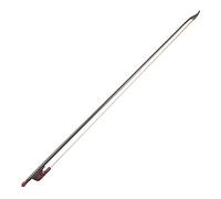 CHICIRIS 4 4 Baroque Violin Bow Carbon Fiber Veneer Fiddle Bow Round Stick Ebony Frog White Horsehair 70.5 Cm 65 G Well Balanced for Students Performers Practice