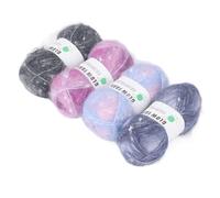 CHICIRIS 4 Rolls Glow Yarn, Soft Luminous Knitting Crochet Yarn with Sequins for DIY Handcraft Arts Crafts, 152yd Each (Type 2(Arm Corrector: 35x7cm/13.78x2.76in))