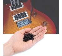 CHICIRIS 40 PCs Kit Guitar Humbucker Truck Screws for Silver/Black Metal/Gold Metal 18 Mm 2.5 Mm 2.5 (Black)