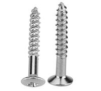 CHICIRIS 40 PCs Kit Guitar Humbucker Truck Screws for Silver/Black Metal/Gold Metal 18 Mm 2.5 Mm 2.5 (Silver)