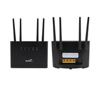CHICIRIS 4G LTE Router, 4 Antenna with a High Reinforcement 300 Mb/s, Stable Mobile Wi-Fi Router 100-240 V with SIM Card Socket for Asia (UK Plug)